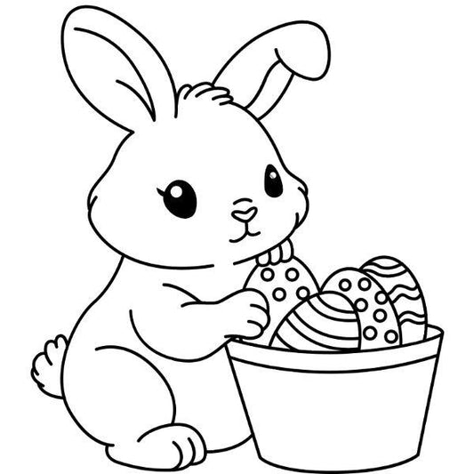 Spring & Easter Coloring Book – 105 Pages, Bold Easy Designs for Teens & Adults