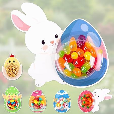Easter Bunny Lollipop Cards – 50-Pack Candy Holder Cards for Party Decor